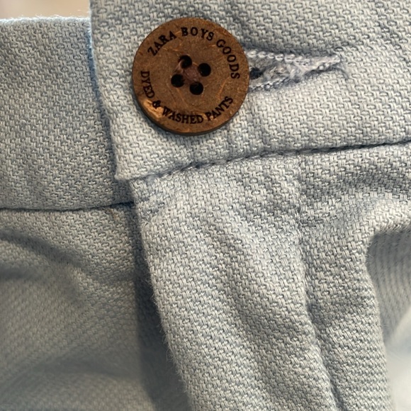 Zara Delicate Knit Baby blue shorts - Picture 5 of 9